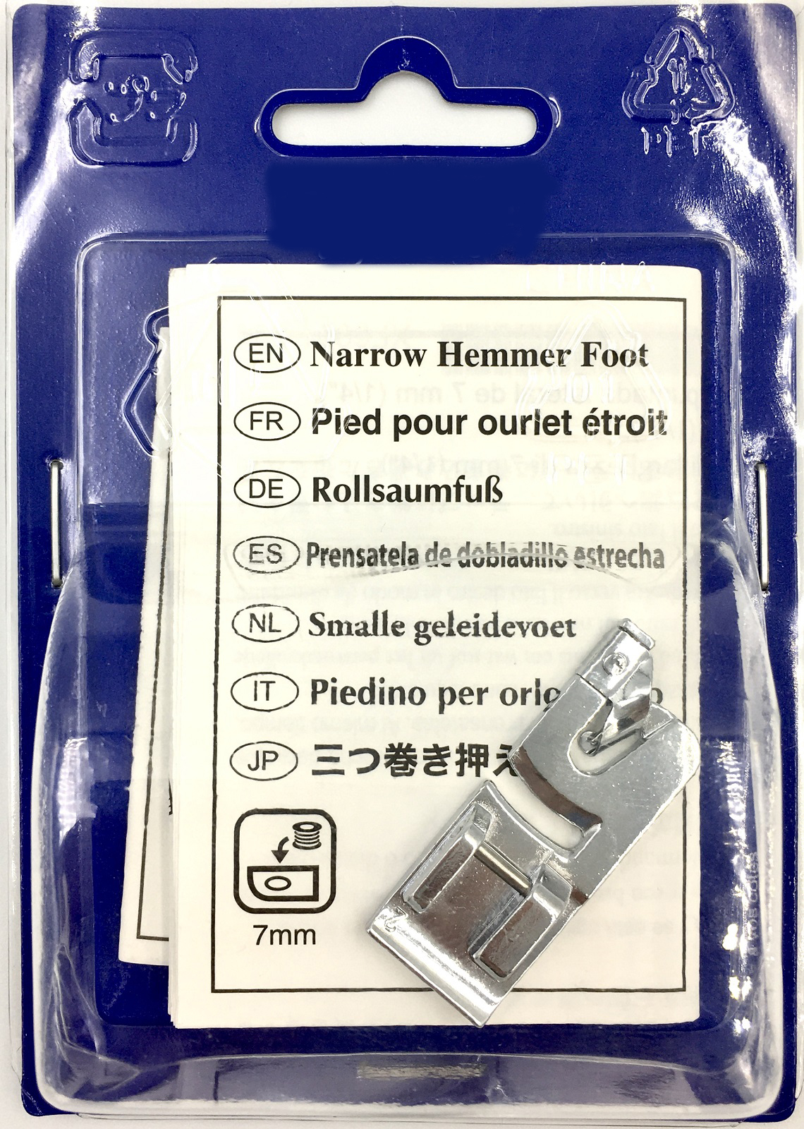 Narrow Hem Foot - F002N